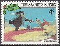 Turks and Caicos Isls 1981 Walt Disney 4 ¢ Multicolor Scott 501. Turks & Caicos 1981 Scott 501 Disney Remus. Uploaded by susofe